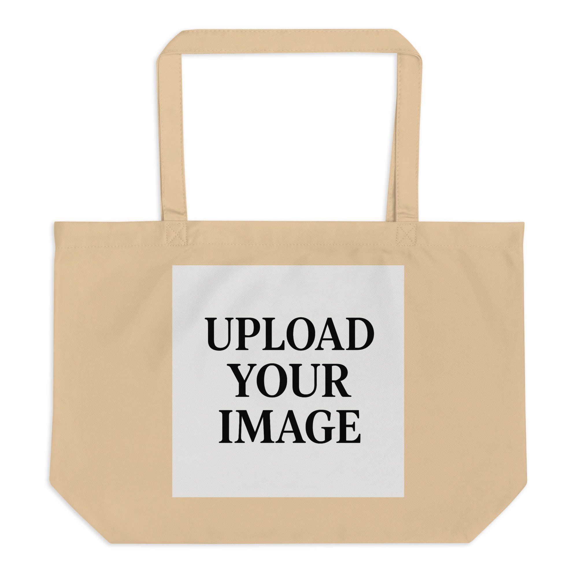Large organic tote bag